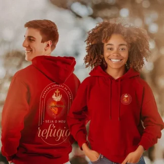 moleton sagrado coração unisex